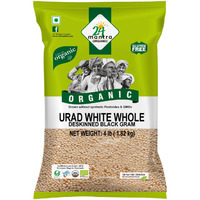 Case of 14 - 24 Mantra Organic Urad White Whole - 2 Lb (908 Gm)