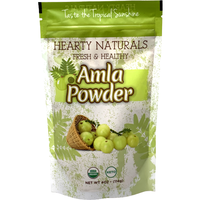 Case of 6 - Hearty Naturals Organic Amla Powder - 4 Oz (113 Gm)