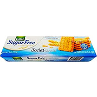 Case of 16 - Gullon Sugar Free Social Biscuits - 170 Gm (6 Oz)