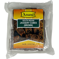 Case of 10 - Anand South Indian Jaggery Cubes Brown - 1 Kg (2.2 Lb)