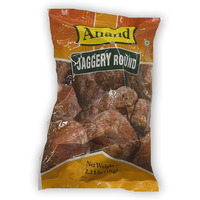 Case of 10 - Anand Jaggery Round Brown - 1 Kg (2.2 Lb)