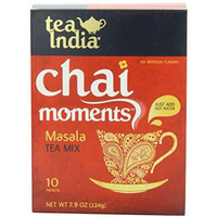 Case of 6 - Tea India Chai Masala Instant Tea 10 Sachets - 224 Gm (7.9 Oz)