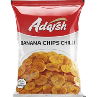 Case of 20 - Adarsh Banana Chips  Chilli - 340 Gm (12 Oz)