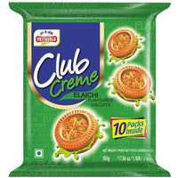 Case of 12 - Priyagold Club Cream Biscuit Elaichi Flavour - 350 Gm (12.34 Oz)