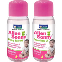 Allen Laboratories Sonny Bonny Baby Oil  200 ml (pack of 3)