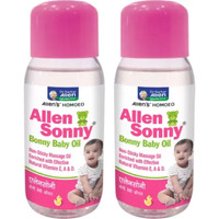 Allen Laboratories Sonny Bonny Baby Oil 200 ml (pack of 3)