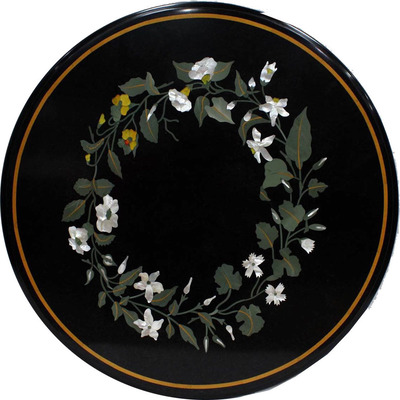 Black Marble Table Top