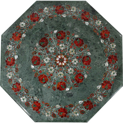 Green Marble Table Top