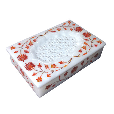 White Marble Jewelry Box