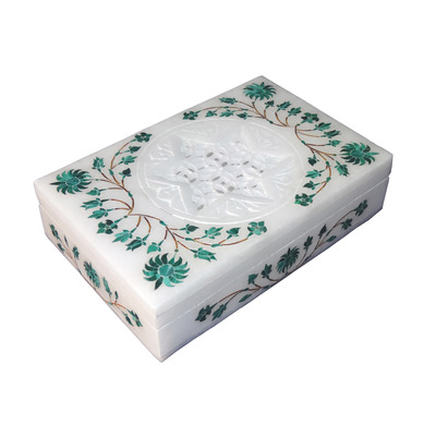 White Marble Jewelry Box