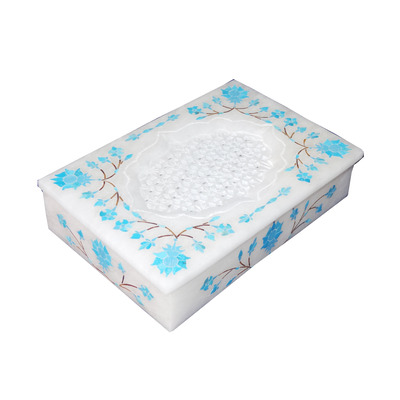 White Marble Jewelry Box