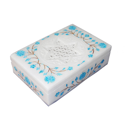 White Marble Jewelry Box