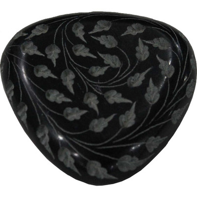 Black Marble Paperweight