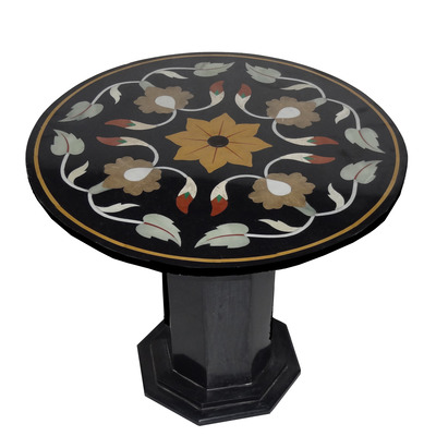 Black Marble Table Top