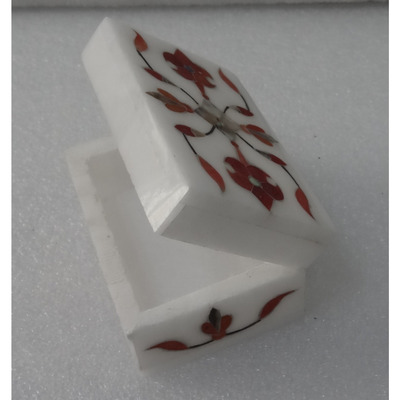 White Marble Jewelry Box