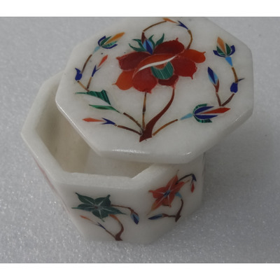 White Marble Jewelry Box