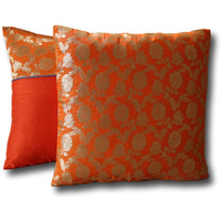 Silk Brocade Pillow Cover - 16  x16   -