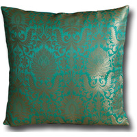 Silk Brocade Pillow Cover - 16  x16   -