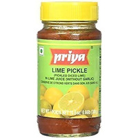 Priya Lime Pickle Without Garlic (300 gm bottle)