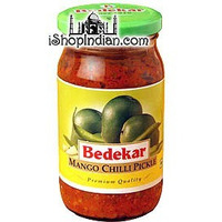 Bedekar Mango Chili Pickle (400 gm bottle)