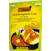 Kitchens of India Pav Bhaji - Mashed Vegetable Curry (Ready-to-Eat) (10 oz box)