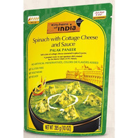 Kitchens of India Palak Paneer - Spinach with Cottage Cheese and Sauce (Ready-to-Eat) (10 oz box)