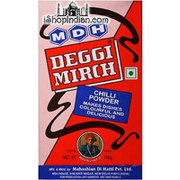 MDH Deggi Mirch Masala (Bright Red Chili Powder) (3.5 oz box)