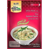 Asian Home Gourmet Thai Green Curry Spice Paste - Hot (50 gm pack)