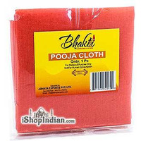 Bhakti Pooja Cloth - Orange (1 cloth)