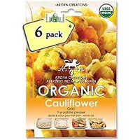Arora Creations Organic Gobi (cauliflower) Masala - 6 PACK (6 - 22 gm pouches)