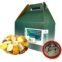 Mixed Sweets and Laxmi Silver Coin Gift Set (Silver Coin & Sweet)