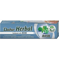 Dabur Herbal Toothpaste with Basil (5.43 oz tube)