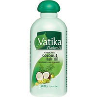 Dabur Vatika Enriched Coconut Hair Oil with Henna, Amla & Lemon (300 ml bottle)