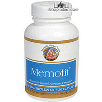 Memofit - Mental Alertness (Sandhu's Ayurveda) - 60 Capsules (60 capsules)