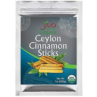 Jiva Organics Ceylon Cinnamon Sticks (Round) (7 oz bag)