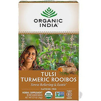 Organic India Tulsi Turmeric Rooibos (Stress Relieving & Exotic) (18 tea bags)