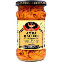 Deep Amba Haldar (Fresh Turmeric) Pickle (10 oz jar)