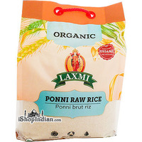 Laxmi Organic Ponni Raw Rice - 10 lbs (10 lbs bag)