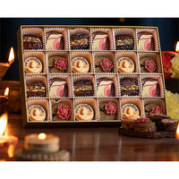Laumiere Dried Fruits and Nuts Box - Diwali Collection - Rectangular (24 pc box)