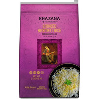 Khazana Smoked Basmati Rice - 2 lbs (2 lbs bag)