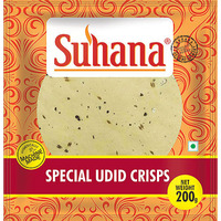 Suhana Special Udid (Black Pepper) Papad (7 oz pack)