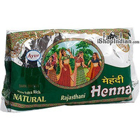 Ayur Dark Brown Rajasthani Henna (150 gms pack)