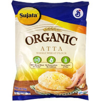 Sujata Organic Whole Wheat Flour (Atta) - 4 lbs (4 lbs bag)