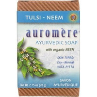 Auromere Ayurvedic Soap - Tulsi Neem (2.75 oz box)