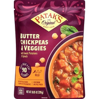 Patak's Butter Chickpeas & Veggies (Ready-to-Eat) (10 oz pouch)