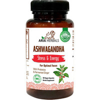 Aria Herbals Ashwagandha - Stress Reliever - For Optimal Focus - 60 ct (60 ct)