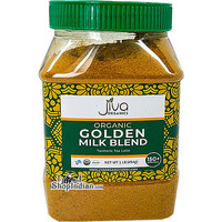 Jiva Organics Golden Milk Blend - Turmeric Tea Latte Mix - 1 lb jar (1 lb jar)