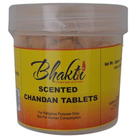 Bhakti Scented Chandan (Sandalwood) Tablets (7 Oz Pack)