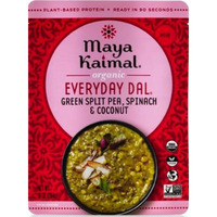 Maya Kaimal Organic Everyday Dal - Green Split Peas + Spinach + Coconut (10 oz pouch)