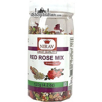 Nirav Red Rose Mix Mukhwas (4.2 oz bottle)